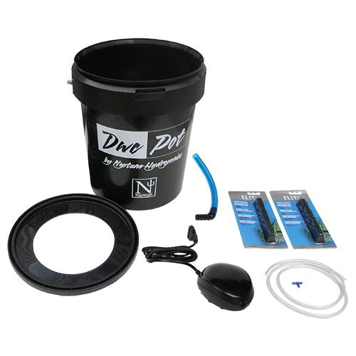 Sistema hidroponico DWC POT 25 L Neptune Hydroponics + TAPA