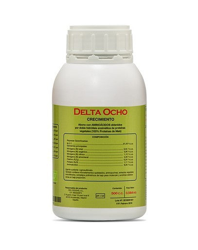 Delta 8 Crecimiento 500 ml. Cannabiogen 