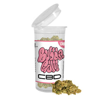 Flores de cáñamo BUBBLEGUM 1.5G contiene 4% de CBD